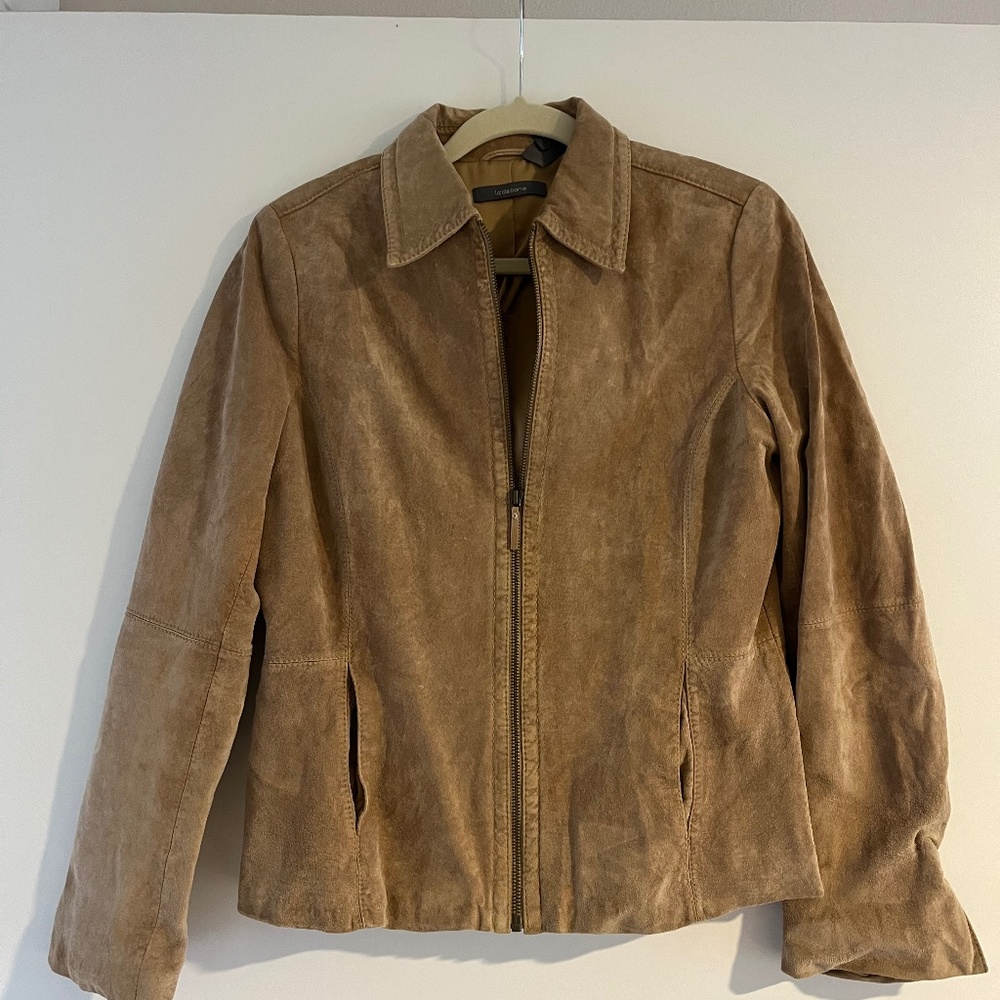 Tan suede jacket
